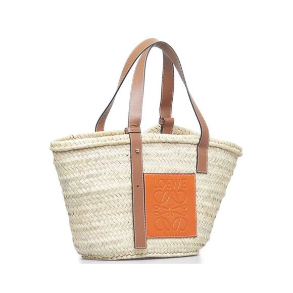 Pre Loved Loewe Raffia Basket Tote Bag in AB Condition - Picture 2 of 10